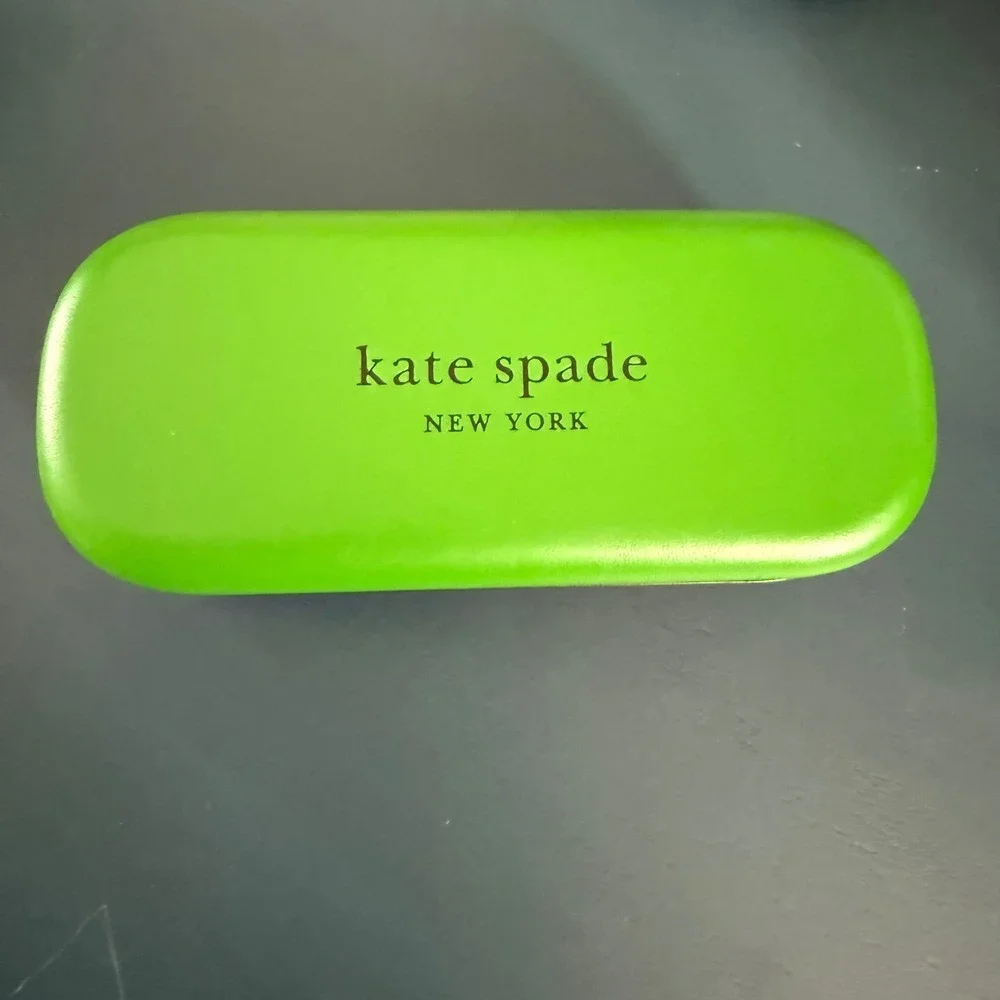 Kate Spade New Aubriella Cat Eye Sunglasses Black Leopard HWJ9O 55mm with Case‎